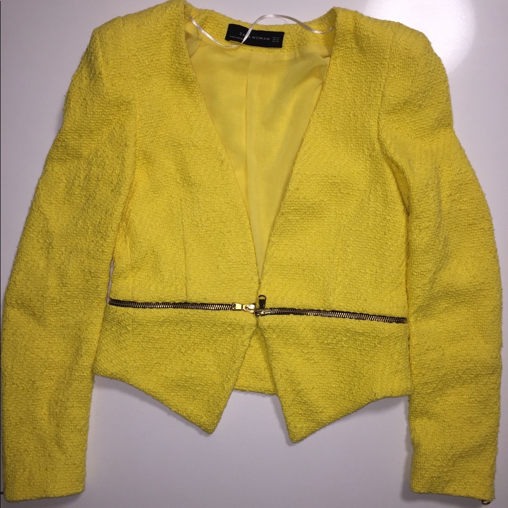 SOLD. Zara Yellow Jacket